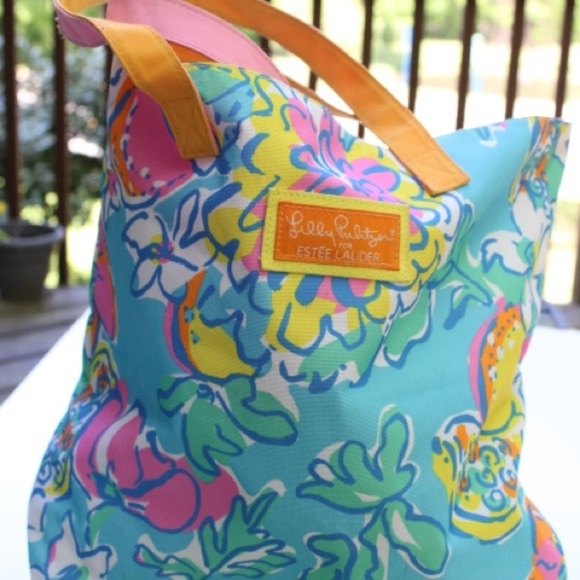Lilly Pulitzer Estee Lauder tote bag - Picture 11 of 12